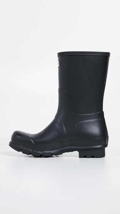 Hunter Boots Original Short Rain Boots Black 7 | Thumbnail 3 Hunter Boots Original Short Rain Boots Black 7 | Thumbnail 3