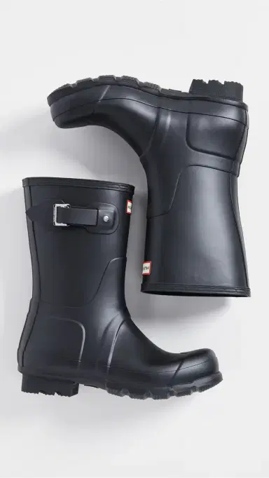 Hunter Boots Original Short Rain Boots Black 7 | Thumbnail 6 Hunter Boots Original Short Rain Boots Black 7 | Thumbnail 6