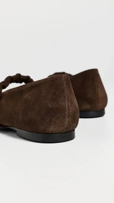 ALOHAS Lautan Suede Leather Ballet Flats Suede Brown | Thumbnail 4