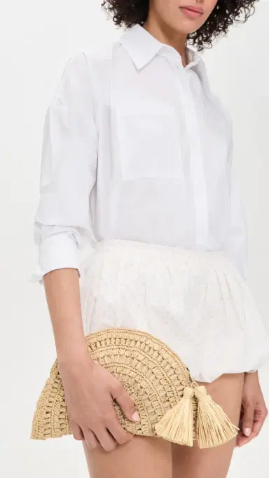 Mar Y Sol Alina Clutch Natural One Size | Thumbnail 3