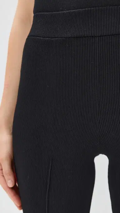 DONNI. The Rib Kick Flare Pants Jet | Thumbnail 6 DONNI. The Rib Kick Flare Pants Jet | Thumbnail 6