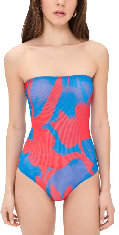 EYWASOULS MALIBU Soleil Bandeau One Piece Radiant Flora | Thumbnail 1
