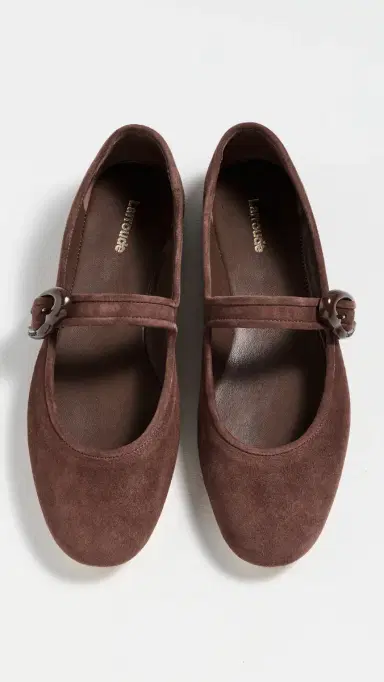 Larroudé Verona Ballet Flats Brown Suede 9 | Thumbnail 5 Larroudé Verona Ballet Flats Brown Suede 9 | Thumbnail 5