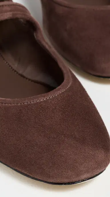 Larroudé Verona Ballet Flats Brown Suede 9 | Thumbnail 6 Larroudé Verona Ballet Flats Brown Suede 9 | Thumbnail 6