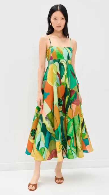 ALÉMAIS Mokshini Linen Sundress Multi | Thumbnail 2