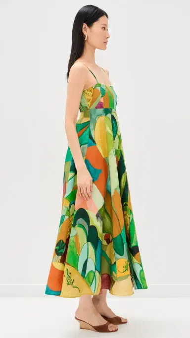 ALÉMAIS Mokshini Linen Sundress Multi | Thumbnail 4