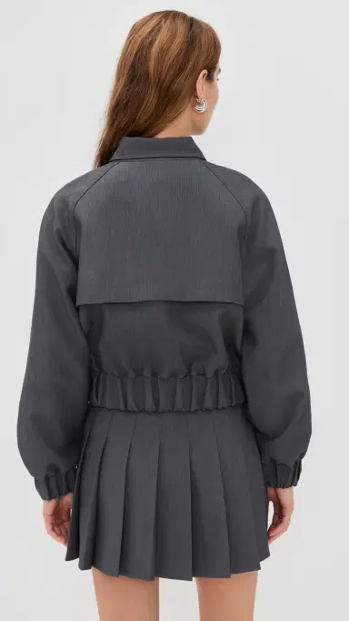 LE BOP Winnie Button Jacket Grey Melange | Thumbnail 3 LE BOP Winnie Button Jacket Grey Melange | Thumbnail 3
