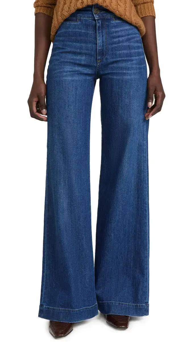 Askk NY Brighton Wide Leg Jeans Mercury