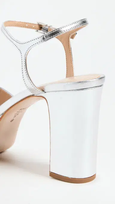 Schutz Keefa Platform Sandals Prata 5 | Thumbnail 3