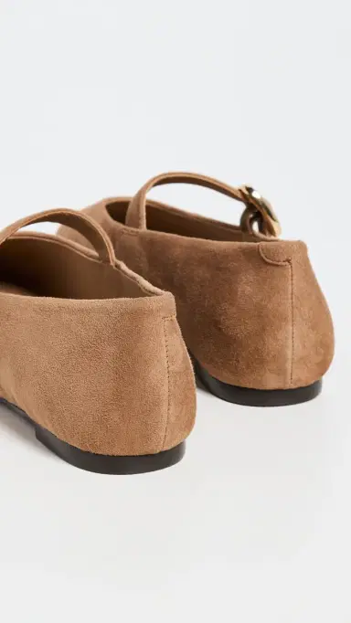 Madewell The Remy Mary Jane Flats: Sculptural Buckle Edition Dried Acorn 7 | Thumbnail 4 Madewell The Remy Mary Jane Flats: Sculptural Buckle Edition Dried Acorn 7 | Thumbnail 4