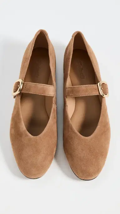 Madewell The Remy Mary Jane Flats: Sculptural Buckle Edition Dried Acorn 7 | Thumbnail 5 Madewell The Remy Mary Jane Flats: Sculptural Buckle Edition Dried Acorn 7 | Thumbnail 5