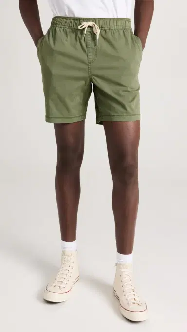 RAILS Cruz Drawstring Shorts 7 pring Olive | Thumbnail 2