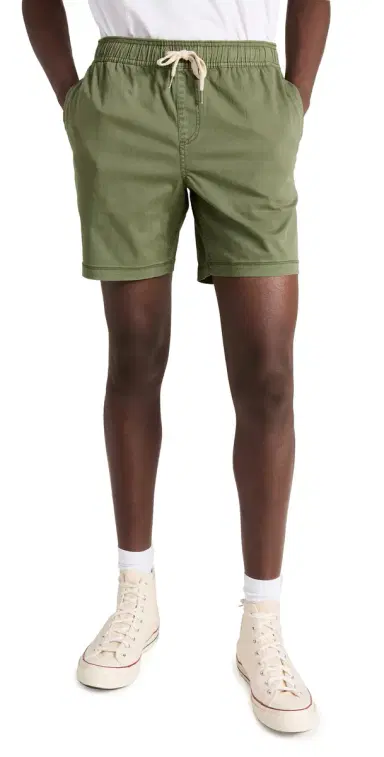 RAILS Cruz Drawstring Shorts 7 pring Olive | Thumbnail 1