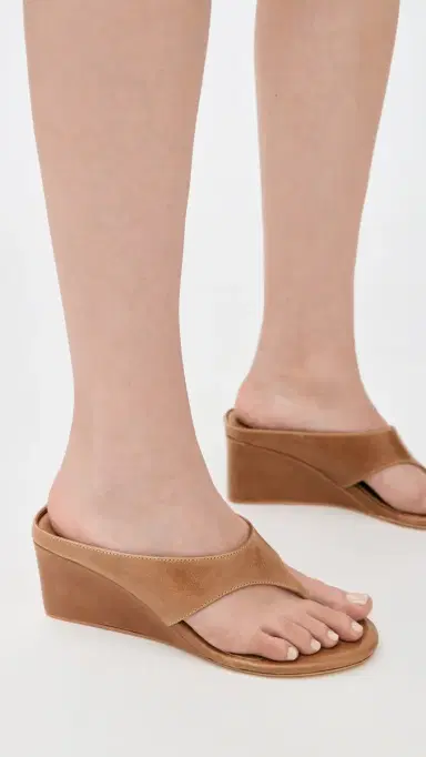 Tony Bianco Swift Wedge Sandals Tan Vintage 9 | Thumbnail 3