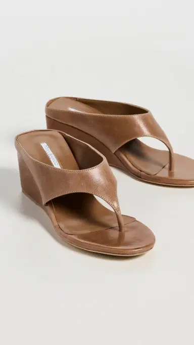 Tony Bianco Swift Wedge Sandals Tan Vintage 9 | Thumbnail 5