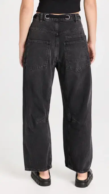 Free People Moxie Low Slung Jeans Night Hawk | Thumbnail 3