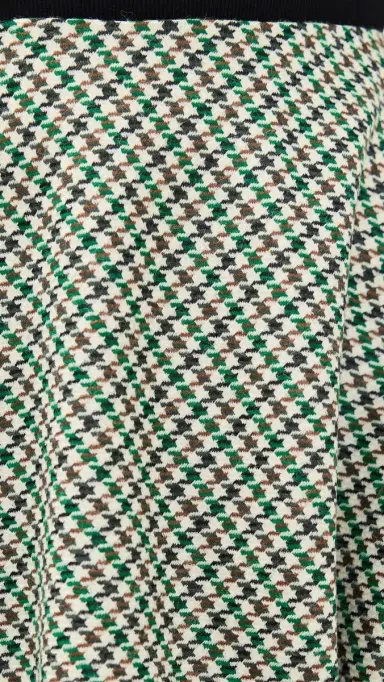 La Ligne Houndstooth Bubble Skirt Cream/Forest 8 | Thumbnail 6 La Ligne Houndstooth Bubble Skirt Cream/Forest 8 | Thumbnail 6