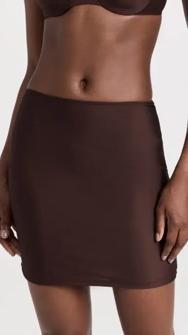 Only Hearts Second Skins Short Half Slip Chocolate | Thumbnail 2