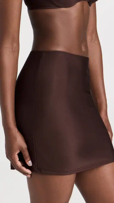 Only Hearts Second Skins Short Half Slip Chocolate | Thumbnail 4