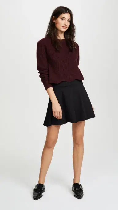 susana monaco High Waisted Flare Skirt Black | Thumbnail 5 susana monaco High Waisted Flare Skirt Black | Thumbnail 5