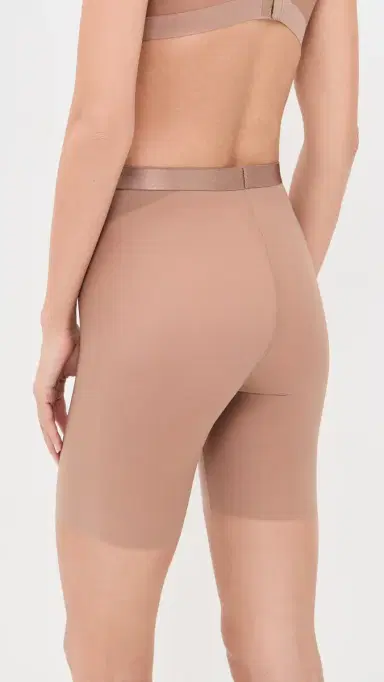 Spanx Mid Thigh Shorts Cafe au Lait | Thumbnail 3 Spanx Mid Thigh Shorts Cafe au Lait | Thumbnail 3