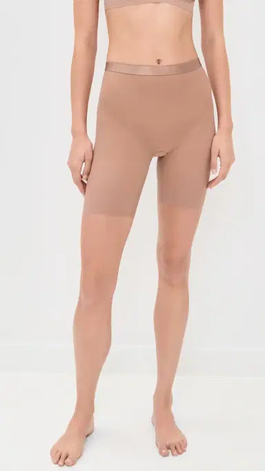 Spanx Mid Thigh Shorts Cafe au Lait | Thumbnail 6 Spanx Mid Thigh Shorts Cafe au Lait | Thumbnail 6