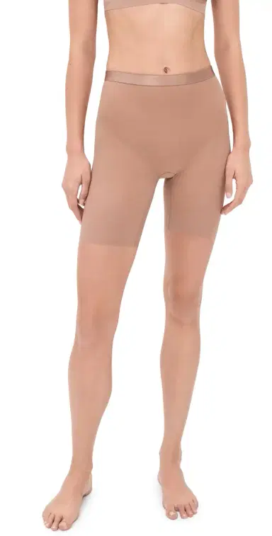 Spanx Mid Thigh Shorts Cafe au Lait | Thumbnail 1 Spanx Mid Thigh Shorts Cafe au Lait | Thumbnail 1