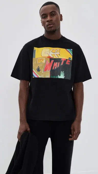 Off-White himada Logo kate Tee Black/White | Thumbnail 2