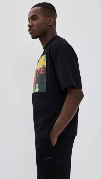 Off-White himada Logo kate Tee Black/White | Thumbnail 4