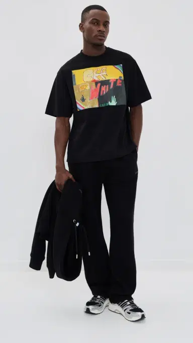 Off-White himada Logo kate Tee Black/White | Thumbnail 5