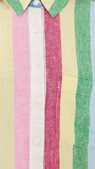 Faherty Laguna Linen Mini Shirtdress unbeam Stripe | Thumbnail 6