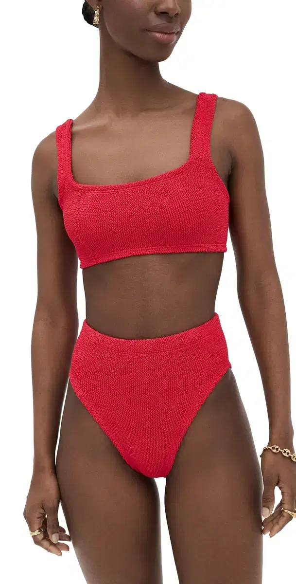 Hunza G Patricia Bikini Set Red One Size