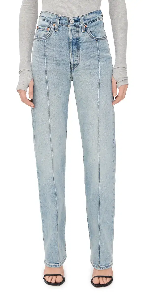 Ribcage Full Length Jeans What Now Psk