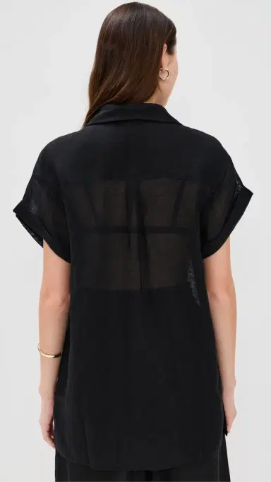vitamin A Playa Pocket Blouse Black S | Thumbnail 3 vitamin A Playa Pocket Blouse Black S | Thumbnail 3