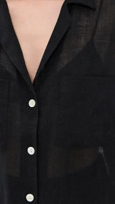 vitamin A Playa Pocket Blouse Black S | Thumbnail 6 vitamin A Playa Pocket Blouse Black S | Thumbnail 6