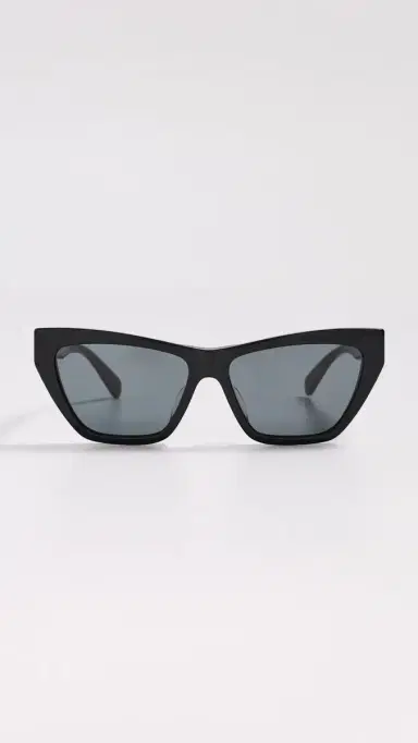 Stella McCartney Falabella Sunglasses Shiny Black/Solid Smoke | Thumbnail 2 Stella McCartney Falabella Sunglasses Shiny Black/Solid Smoke | Thumbnail 2