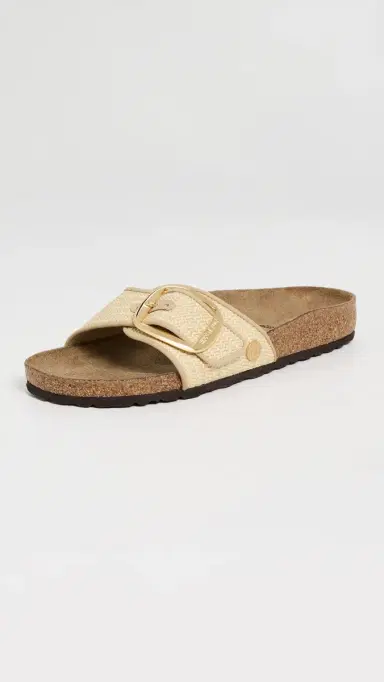Birkenstock Madrid Big Buckle Raffia Sandals Natural 37 | Thumbnail 2 Birkenstock Madrid Big Buckle Raffia Sandals Natural 37 | Thumbnail 2