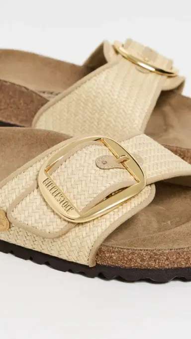 Birkenstock Madrid Big Buckle Raffia Sandals Natural 37 | Thumbnail 6 Birkenstock Madrid Big Buckle Raffia Sandals Natural 37 | Thumbnail 6