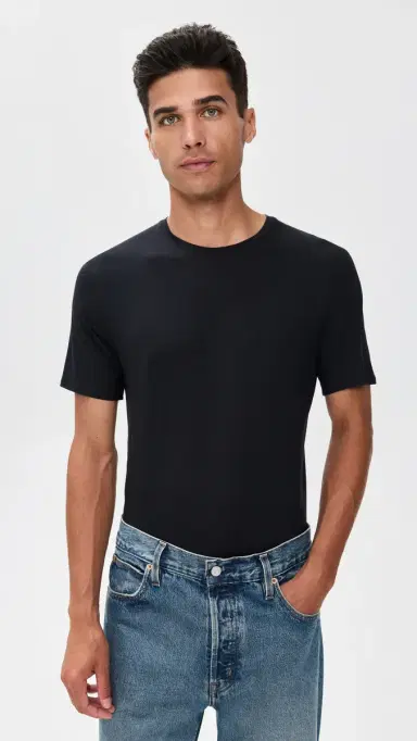 Tommy John Crew Neck tay-Tucked Undershirt 3-Pack Black | Thumbnail 3 Tommy John Crew Neck tay-Tucked Undershirt 3-Pack Black | Thumbnail 3