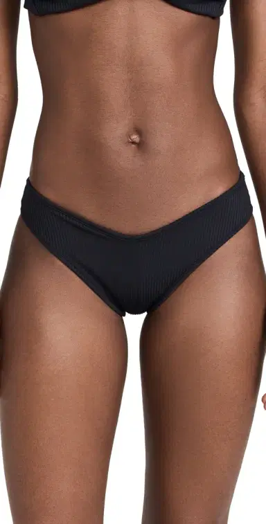 Montce ulu Bikini Bottoms Black Rib | Thumbnail 1