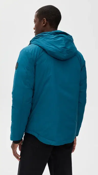 Canada Goose Lodge Black Disc Hooded Jacket Guard Blue | Thumbnail 3 Canada Goose Lodge Black Disc Hooded Jacket Guard Blue | Thumbnail 3
