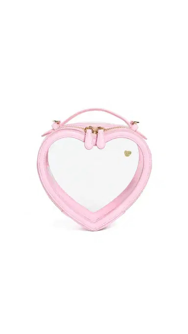 Stoney Clover Lane Clear Heart Crossbody Stadium Bag Clear/Flamingo One Size | Thumbnail 6
