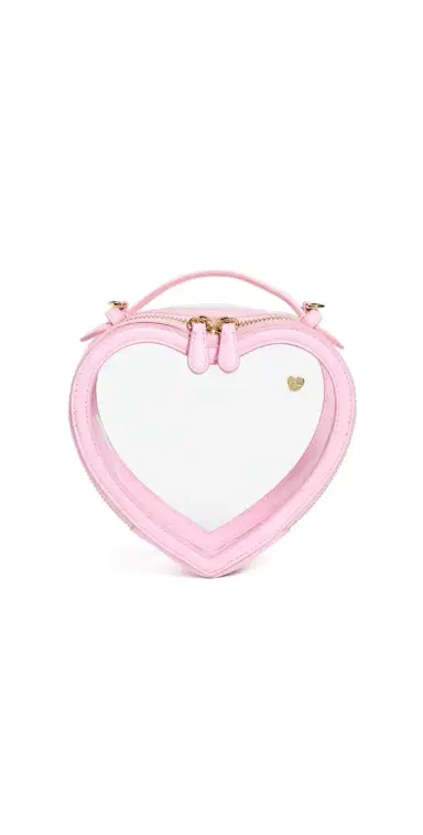 Stoney Clover Lane Clear Heart Crossbody Stadium Bag Clear/Flamingo One Size | Thumbnail 1