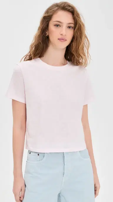 Madewell Bella Tee Pale Pink | Thumbnail 2