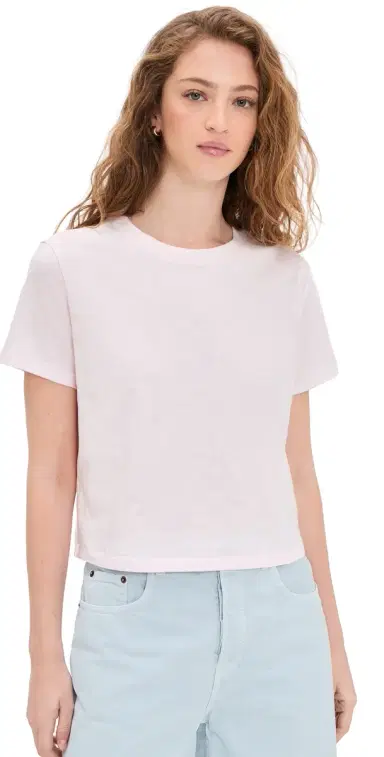 Madewell Bella Tee Pale Pink | Thumbnail 1