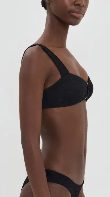 LSPACE Willow Bikini Top Black | Thumbnail 4