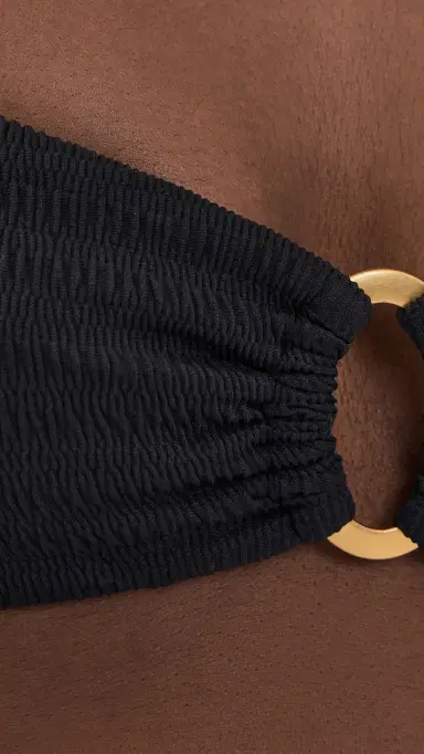 LSPACE Willow Bikini Top Black | Thumbnail 6