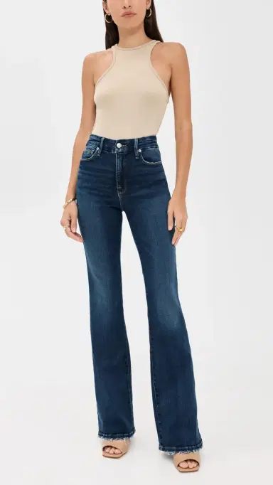 GOOD AMERICAN Soft Tech Good Classic Bootcut Jeans indigo511 | Thumbnail 5 GOOD AMERICAN Soft Tech Good Classic Bootcut Jeans indigo511 | Thumbnail 5