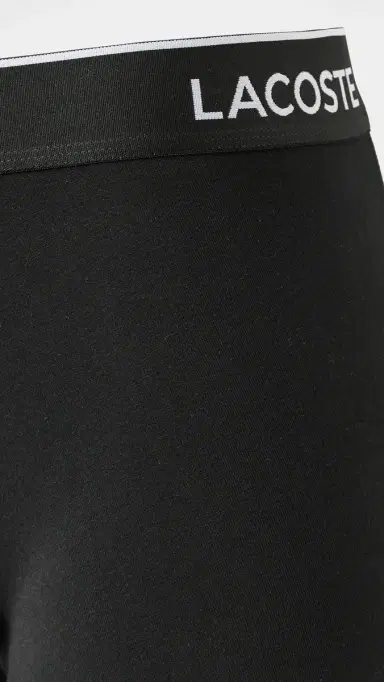 Lacoste Cotton Stretch Jersey Trunks 3 Pack Black M | Thumbnail 4