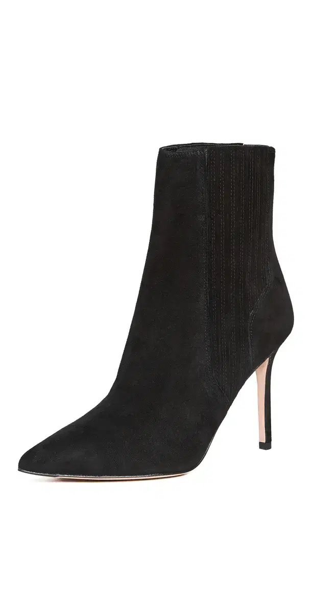 Veronica Beard Lisa Stiletto Heel Booties Black